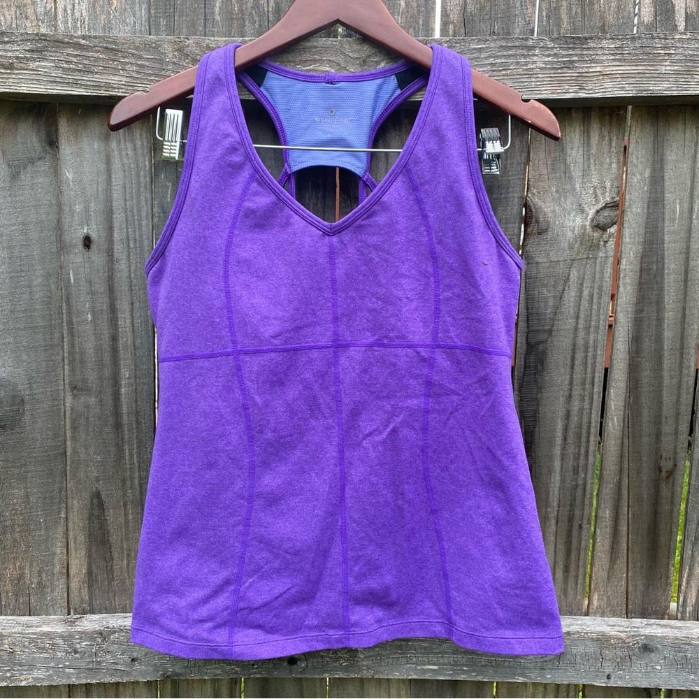 Athleta Equator Racerback Cutout Bra Tank Top